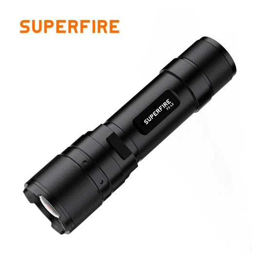 SUPERFIRE F3-L2 570 люмен телескопический светодиодный фонарик тактический фонарик