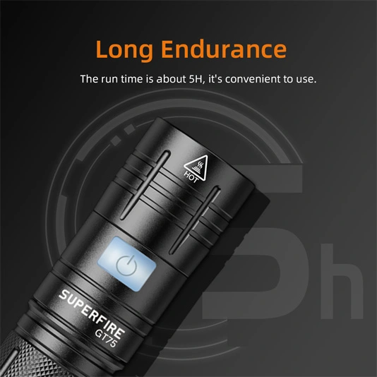 tactical led rechargeable flashlight