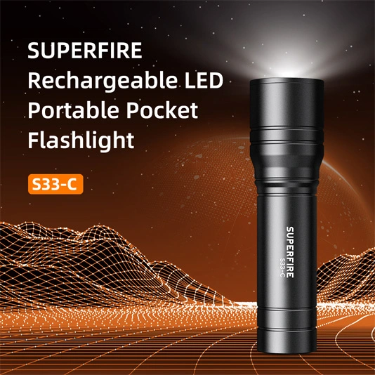 SUPERFIRE S33-C 209 люмен яркий тактический карманный фонарик