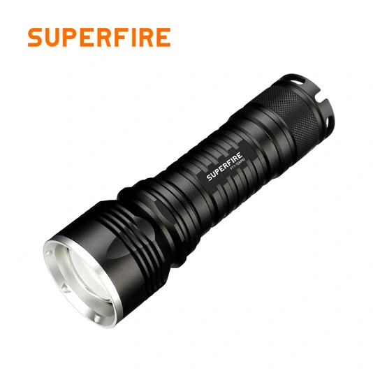 SUPERFIRE F11-T 10 Вт Cree светодиодный перезаряжаемый фонарик с зумом