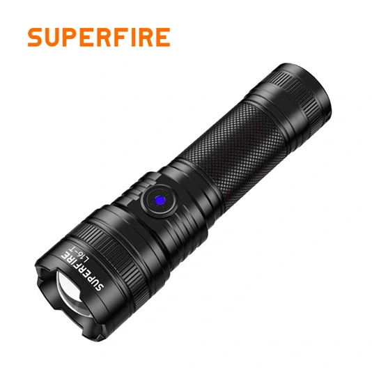 SUPERFIRE L16-T/L16-X Перезаряжаемый телескопический фонарик с зумом