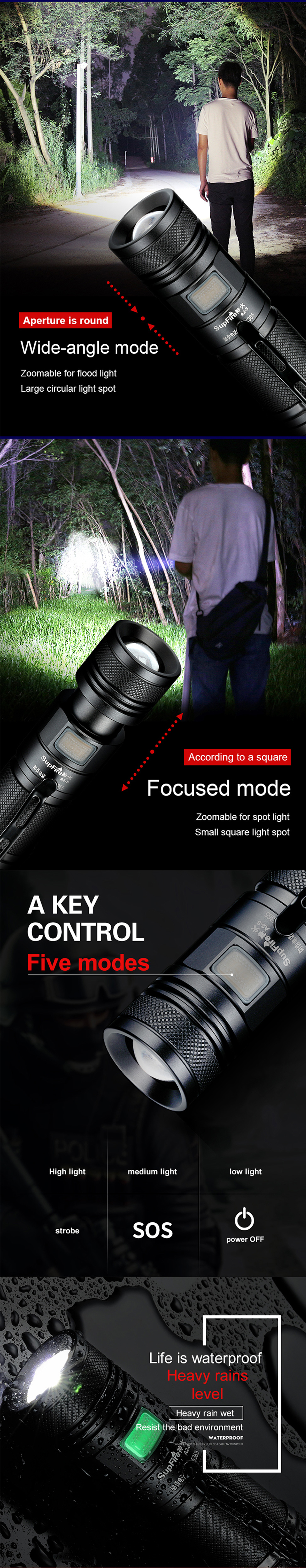 powerful compact flashlight