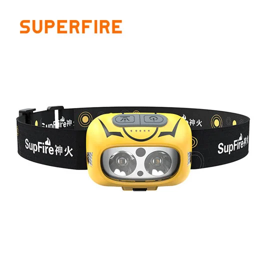 SUPERFIRE HL05-S Датчик движения налобный фонарь