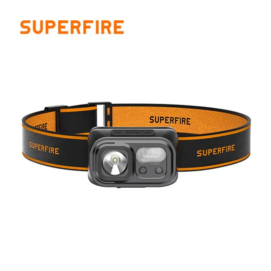 SUPERFIRE HL23/HL23-A/HL23-S USB перезаряжаемый светодиодный налобный фонарь с датчиком