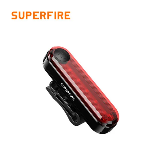 SUPERFIRE BTL01 Перезаряжаемый велосипедный задний фонарь