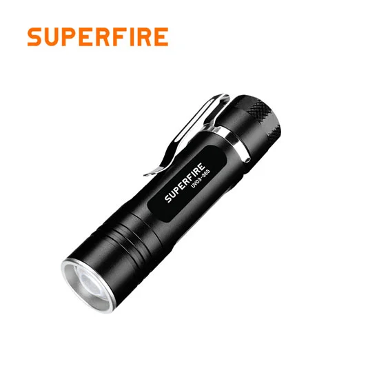 SUPERFIRE UV03 365nm 3w ручной УФ-фонарик