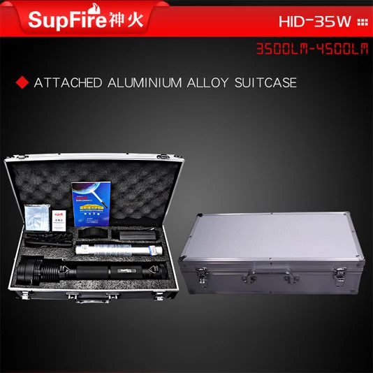 SUPERFIRE HID 35 Вт 3500 Люмен Малый HID ксеноновый фонарик