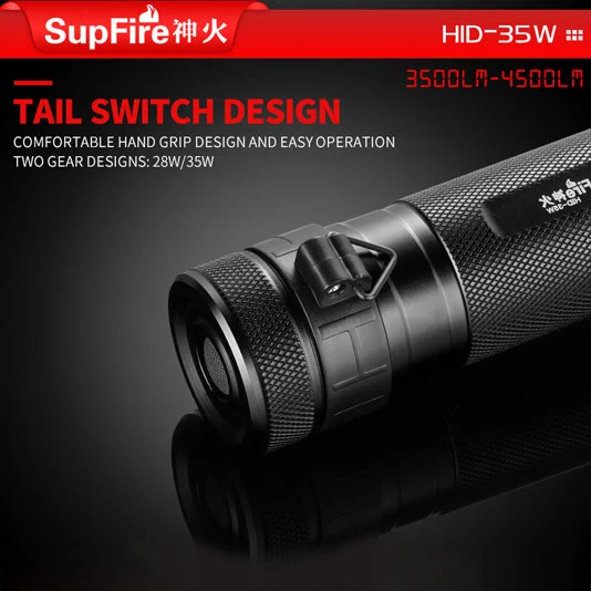 SUPERFIRE HID 35 Вт 3500 Люмен Малый HID ксеноновый фонарик