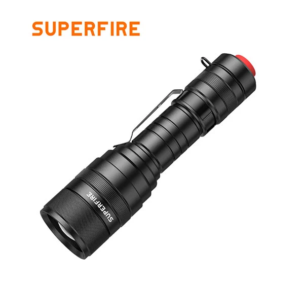 SUPERFIRE F5 1100 люмен масштабируемый тактический фонарик