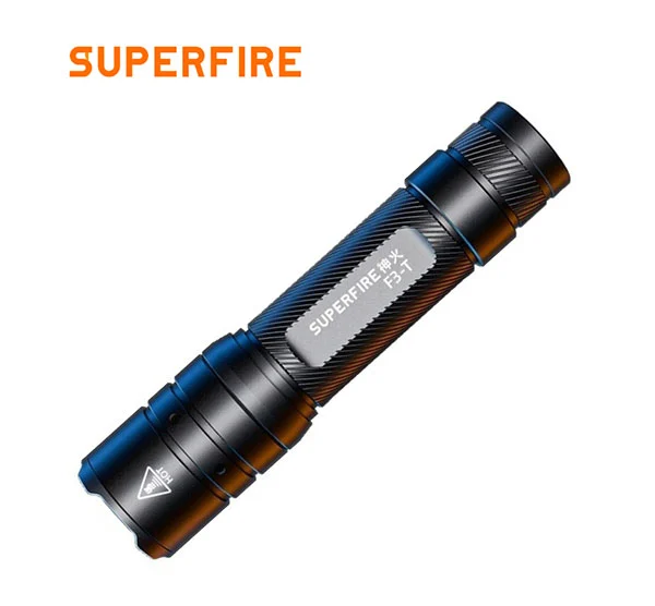 SUPERFIRE F3-T 600 люмен телескопический зум фонарик тактический