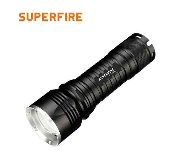 SUPERFIRE F11-T 10 Вт Cree светодиодный перезаряжаемый фонарик с зумом