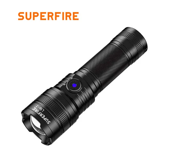 SUPERFIRE L16-T/L16-X Перезаряжаемый телескопический фонарик с зумом