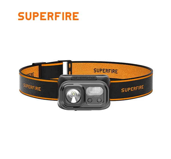 SUPERFIRE HL23/HL23-A/HL23-S USB перезаряжаемый светодиодный налобный фонарь с датчиком