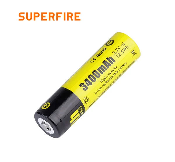 Перезаряжаемая литиевая батарея SUPERFIRE AB5 18650