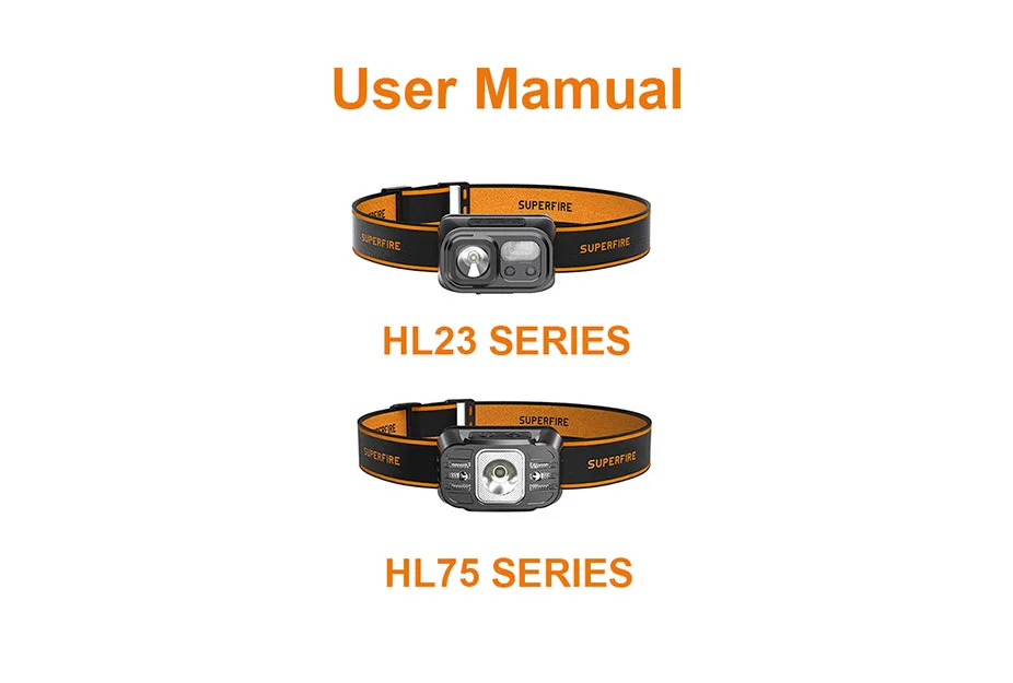 Датчик Headlamp HL23 HL75 Серия Общее руководство пользователя