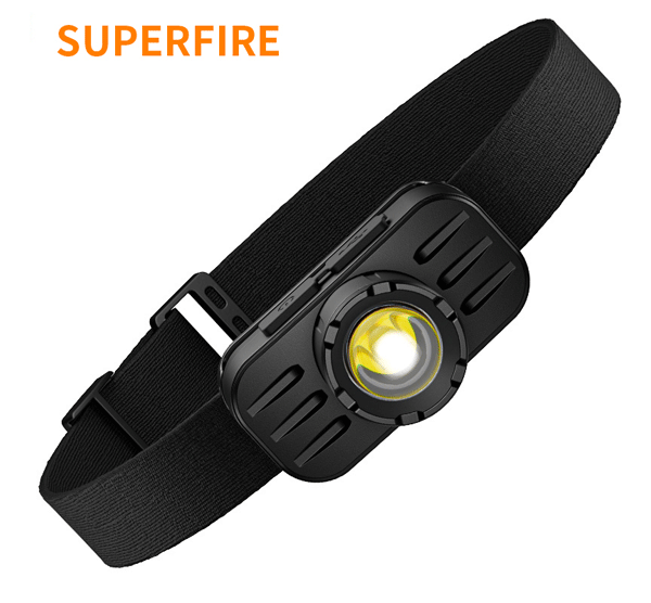 Масштабируемый налобный фонарь SUPERFIRE HL80