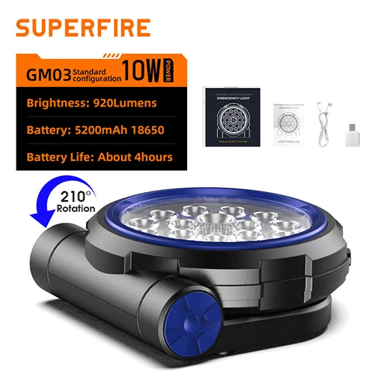 SUPERIFER GM03 Многофункциональный рабочий свет