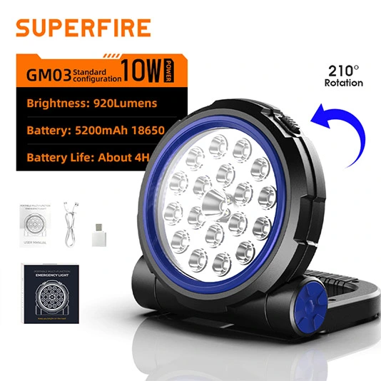 SUPERIFER GM03 Многофункциональный рабочий свет