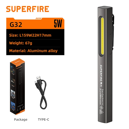 Портативный рабочий свет SUPERFIRE G32